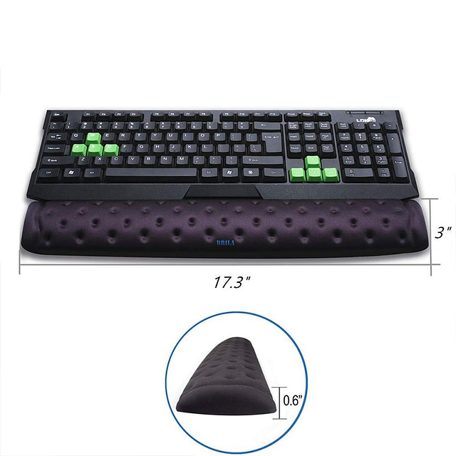 Ergonomic Memory Foam Mouse and Keyboard Support Pads at Tidy Desk Shop
